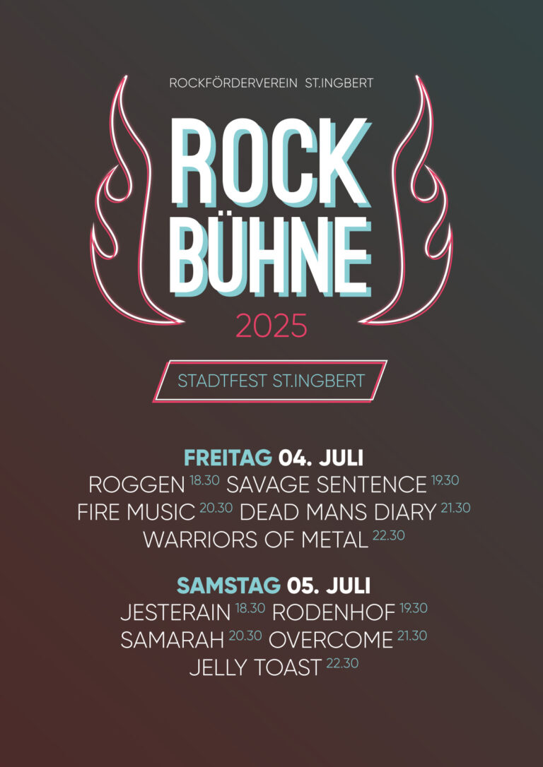 Rockbühne 2025 Stadtfest St.Ingbert